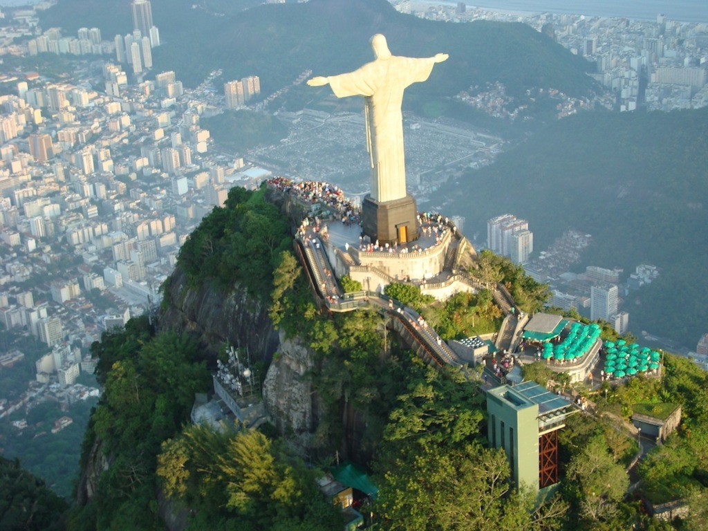 Christ the Redeemer in Rio de Janeiro Brazil by www.brazilfilms.com a film production services