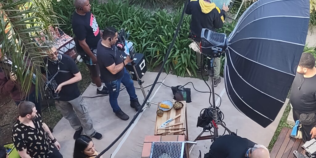 Filming in Sao Paulo Brazil