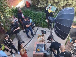 Filming in Sao Paulo Brazil